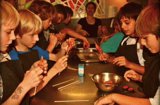 Atelier cuisine au restautant Le Fraisier