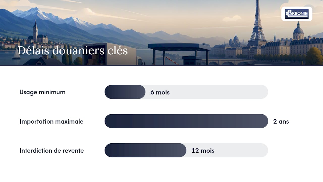Formalités douanières et documents obligatoires pour un déménagement Lausanne Paris — overview diagram