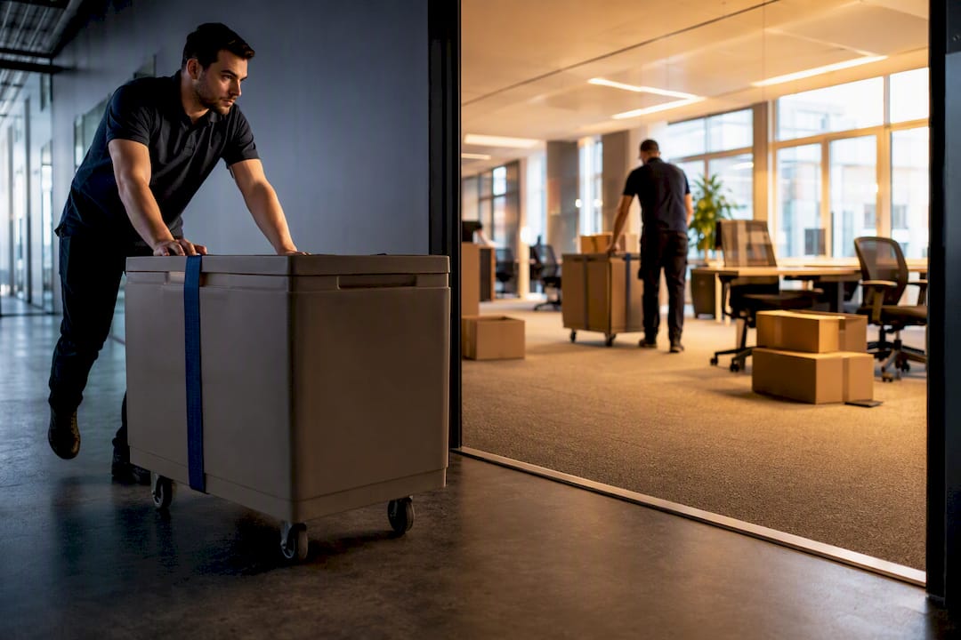 Déménagement de bureaux sans la moindre interruption visible