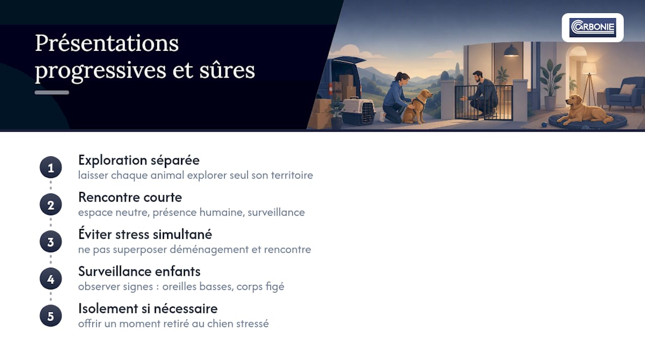 Étapes pour introduire progressivement deux animaux
