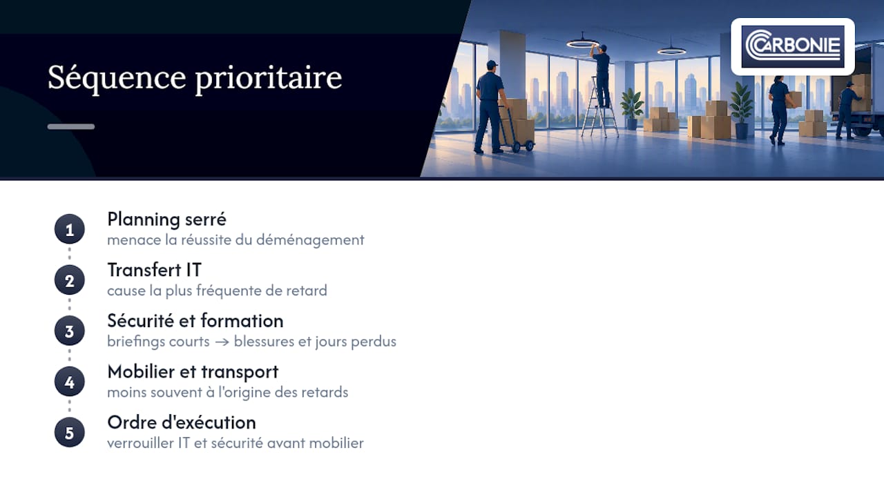 Les étapes clés d’un déménagement de bureaux