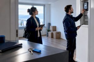 Contrôle du logement avant la remise des clés