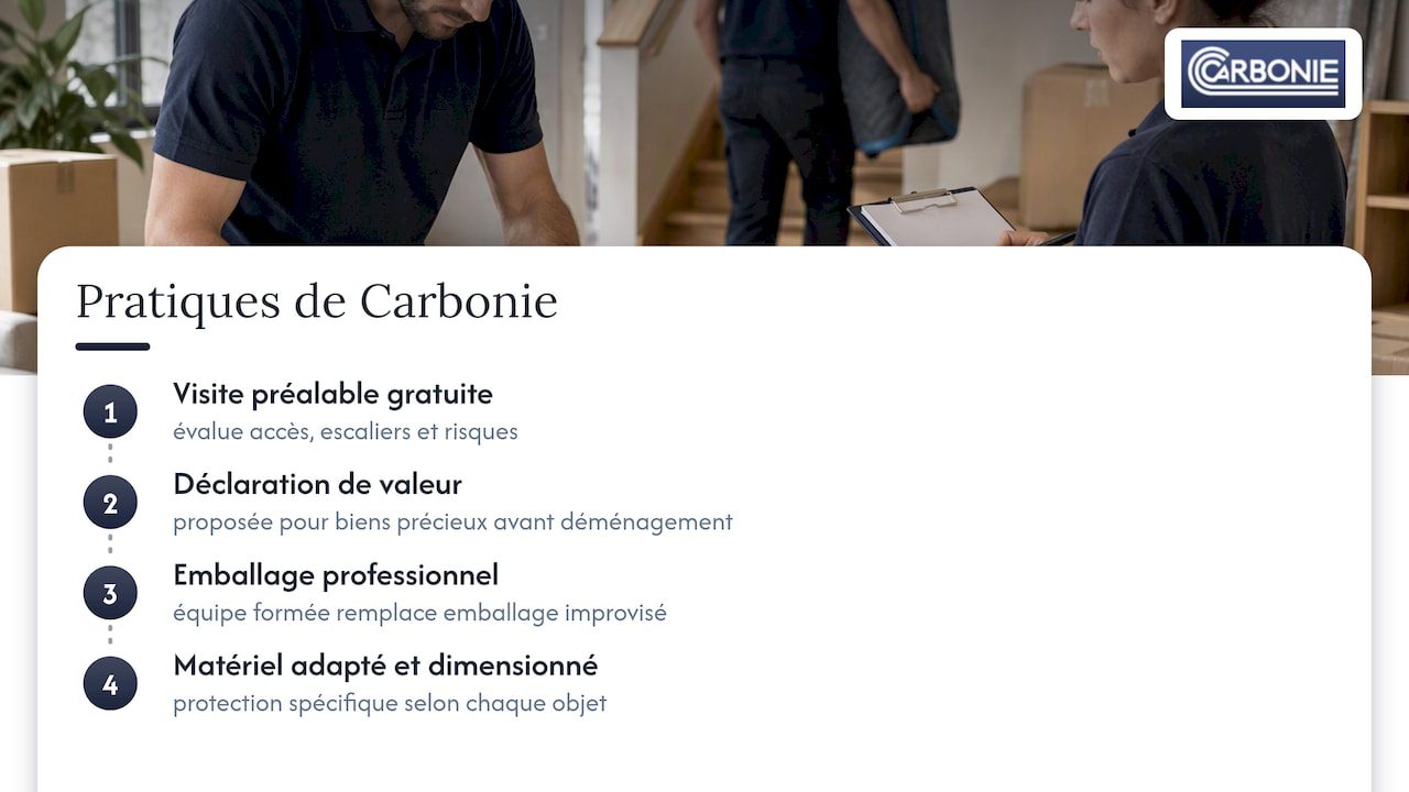 Comment Carbonie Déménagement met en pratique ces étapes pour réduire la casse — overview diagram